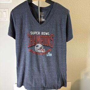 Fanatics New England Patriots NFL Super Bowl LIII Champions TShirt Women's Sz XL